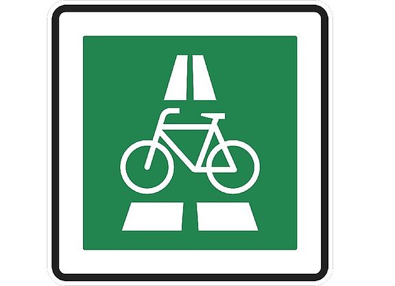 Zeichen Radschnellweg